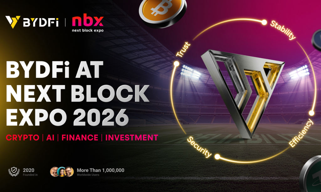 BYDFi Expands European Reach With Next Block Expo 2026 Sponsorship In Warsaw BYDFi Expands European Reach With Next Block Expo 2026 Sponsorship In Warsaw