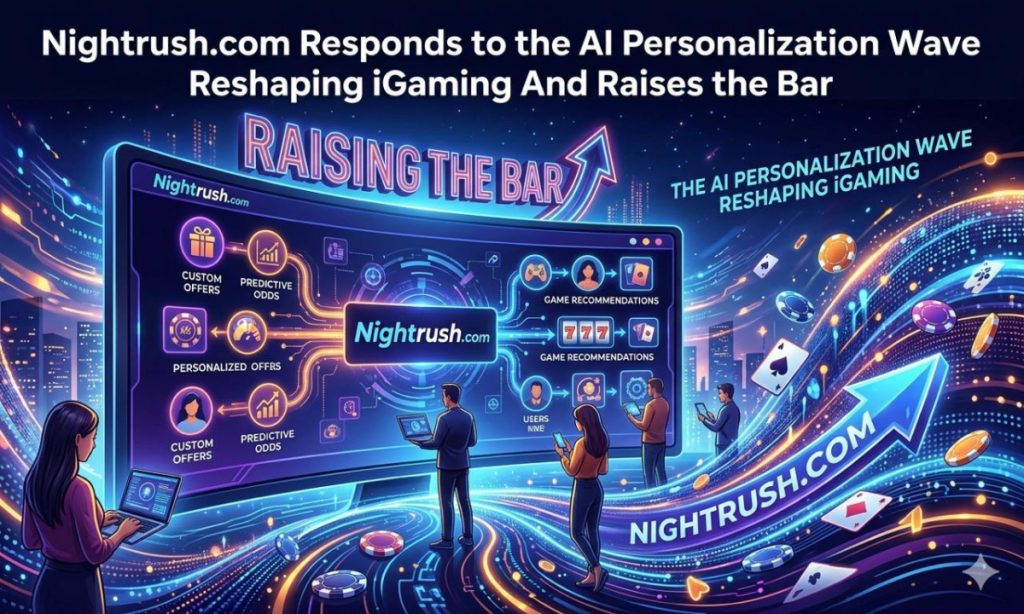 Nightrush.com Responds To The AI Personalization Wave Reshaping IGaming And Raises The Bar Nightrush.com Responds To The AI Personalization Wave Reshaping IGaming And Raises The Bar