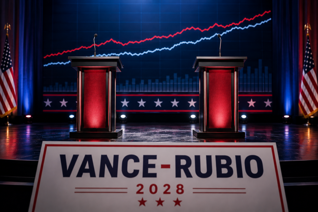 Rubio Closes on Vance in 2028 GOP Nomination Market After Trump Comments DeFi Rate