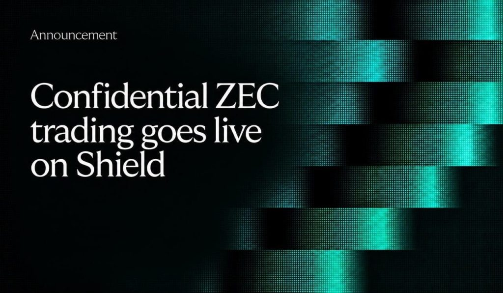 Confidential ZEC trading goes live on Shield Confidential ZEC trading goes live on Shield